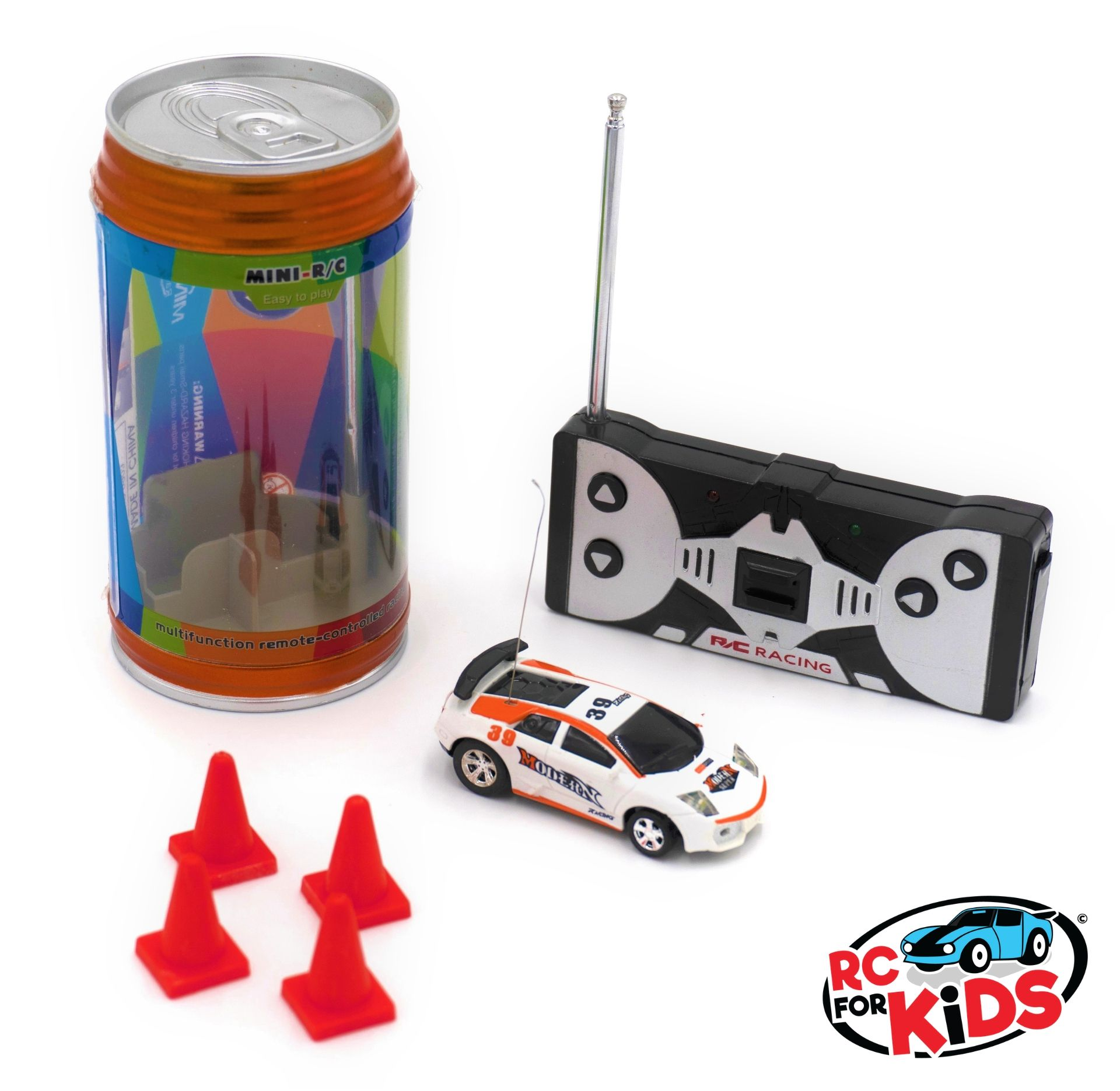 Micro RC Car | Orange Can | Remote Control Mini Race Car Children toy that comes in the Rc For Kids Toy Box