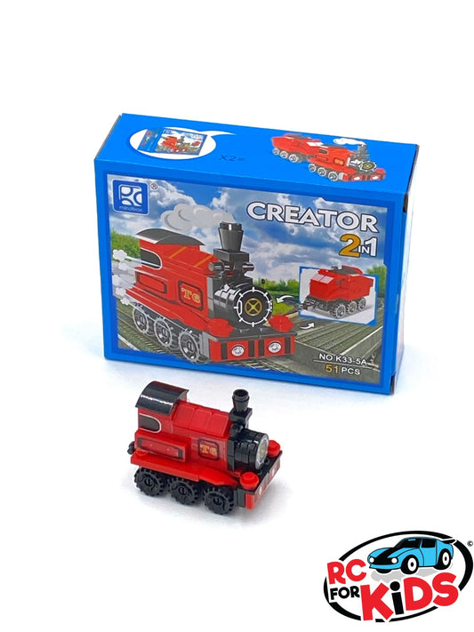 Train Creator Building Blocks Set 2 in 1 (T6 Train)