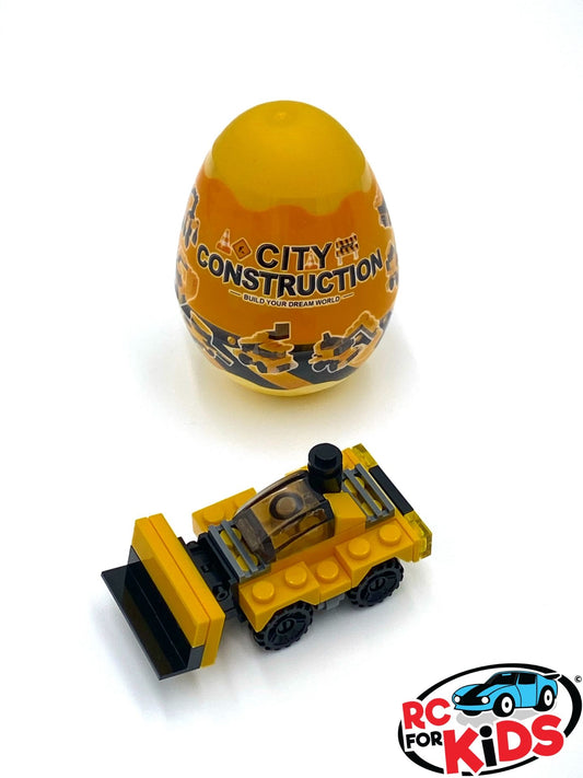 City Construction Building Block Bulldozer, Buldozer Building Brick Block like lego set.