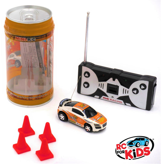 Micro RC Car | Orange Can | Remote Control Mini Race Car Children toy that comes in the Rc For Kids Toy Box