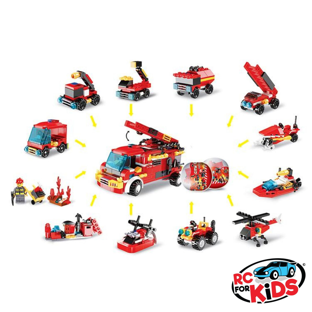 City Fire Rescue Building Brick Blocks Collection