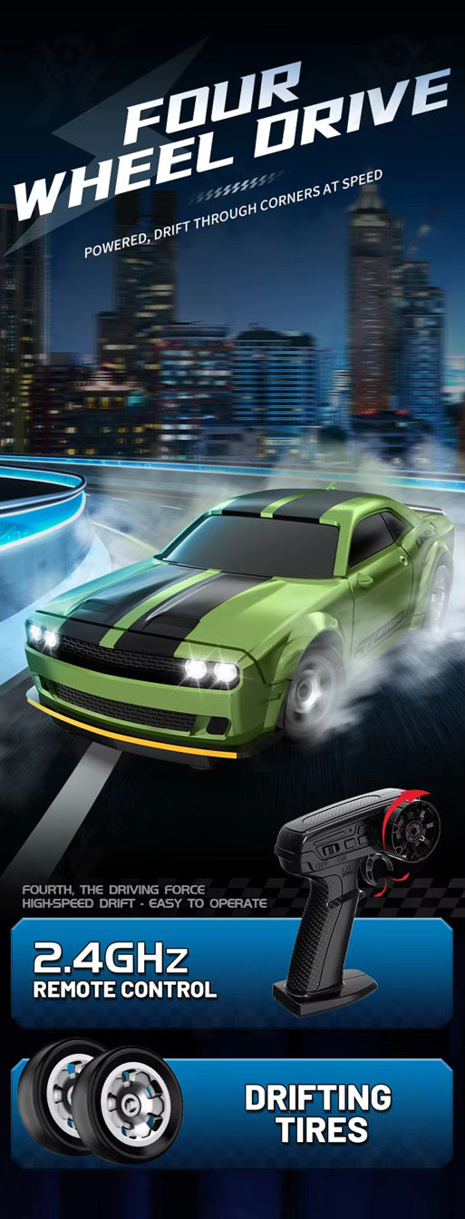 Micro Drift RC Car for Kids – Compact Indoor Drift Car (Beginner Friendly)