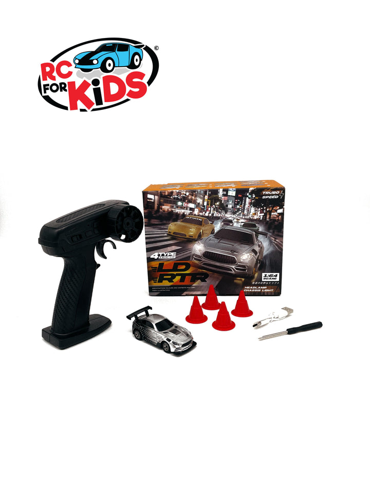 Mercedez AMG GT Remote Control RC Micro Drift Car 1:64 1/64 scale