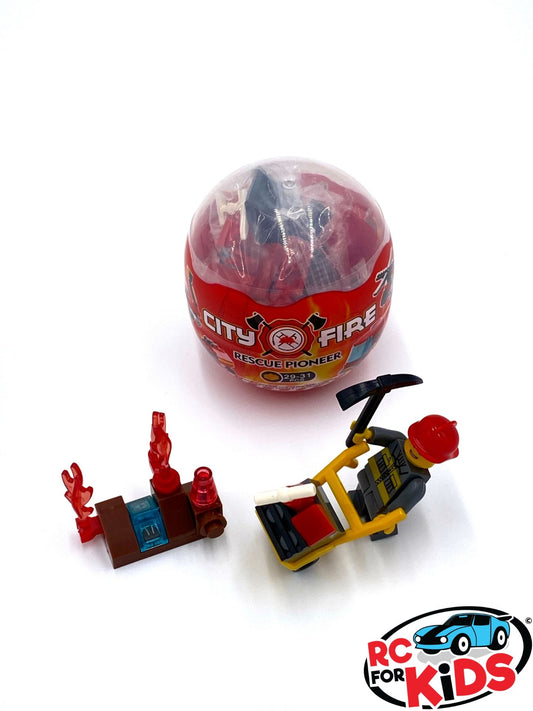 City Fire Rescue Building Brick Block set #12 of 12