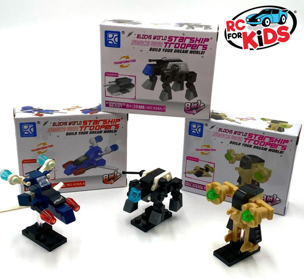 Starship Troopers Building Block set 3 Pack Add On Special