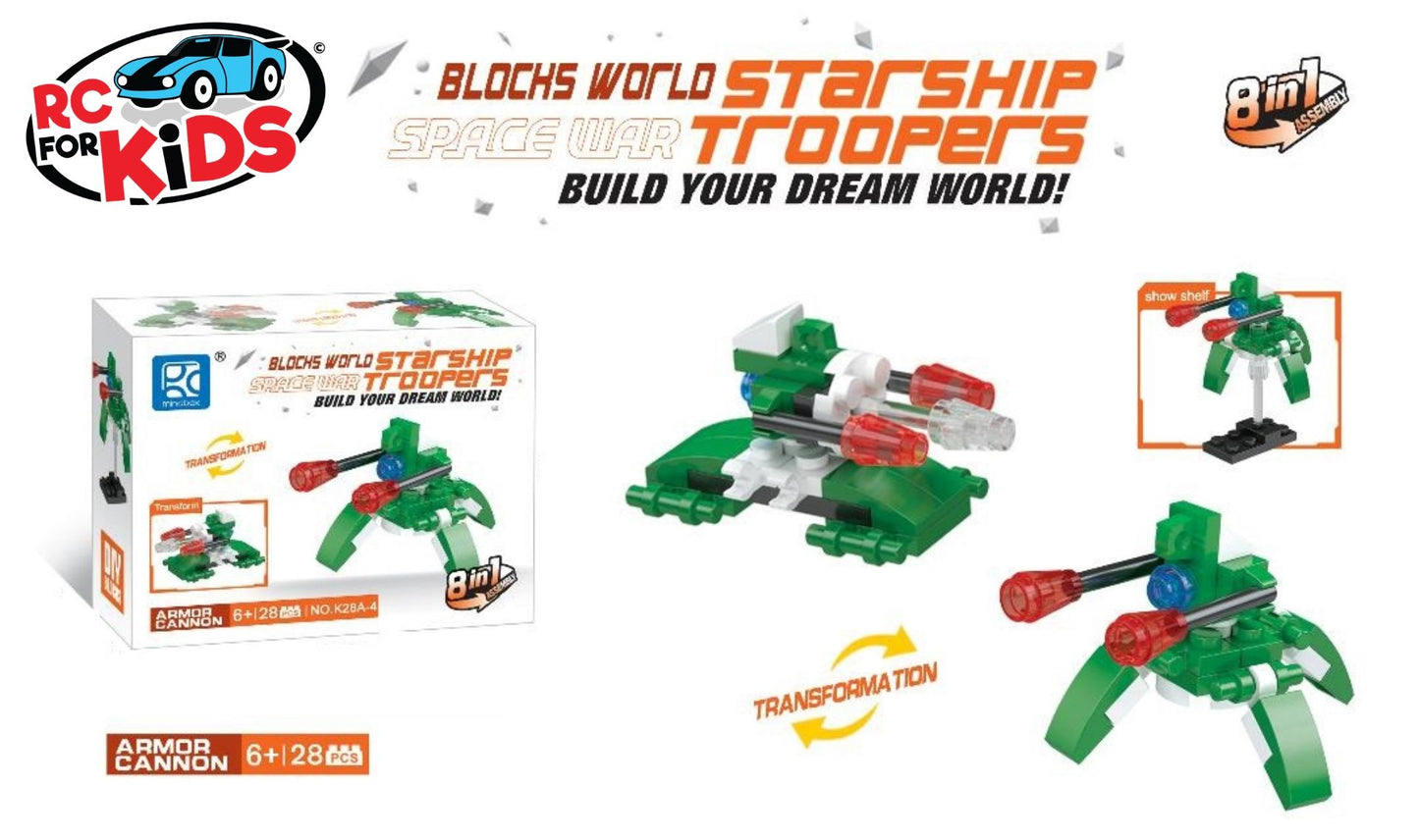 Starship Troopers Complete Building Block set Collection