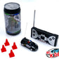 Micro RC Car | Black Car Police Can | Remote Control Mini Race Car