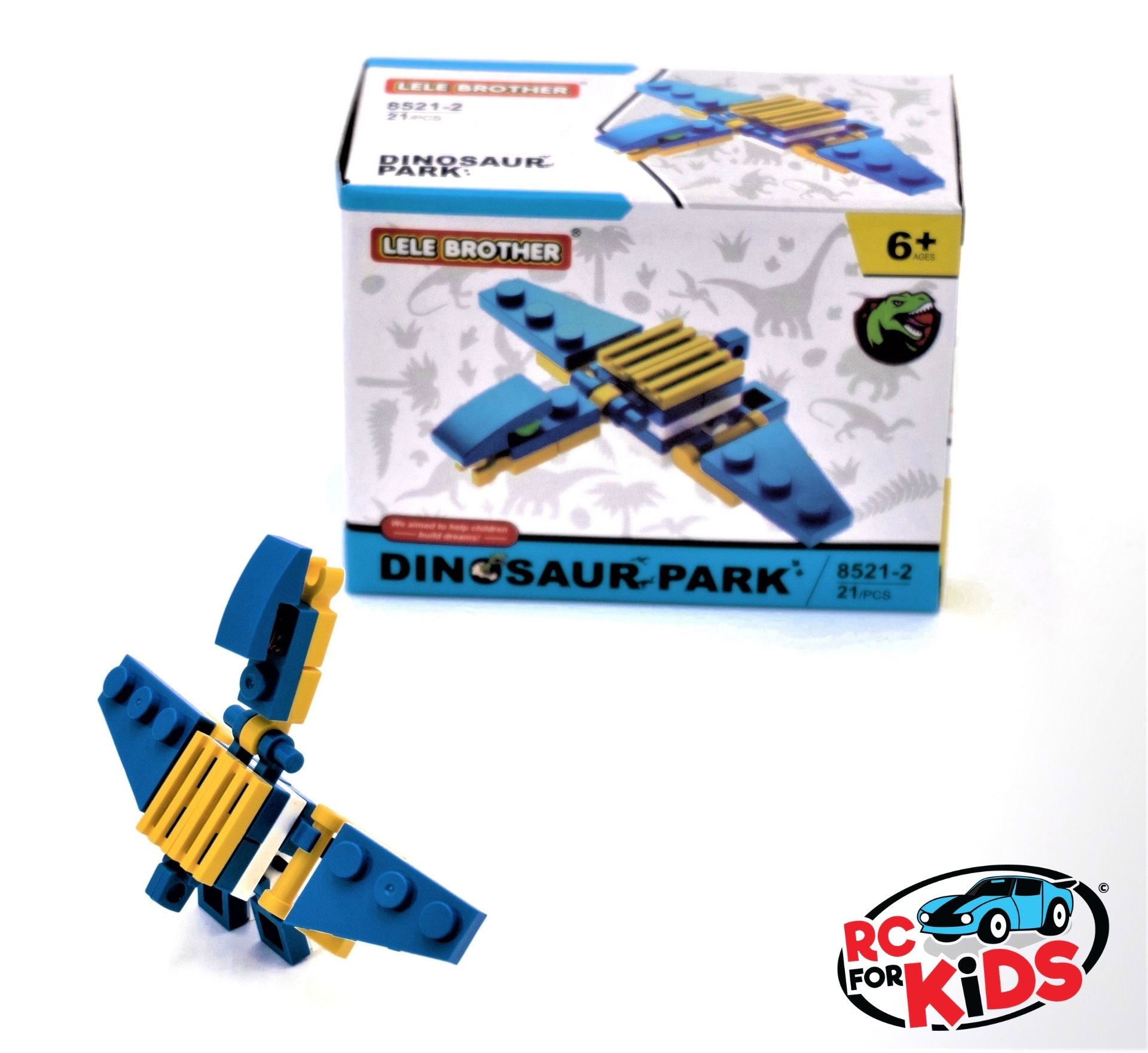 X3 Dinosaur Building Brick Block set from the RC For Kids Children Toy Box Lego Compatible