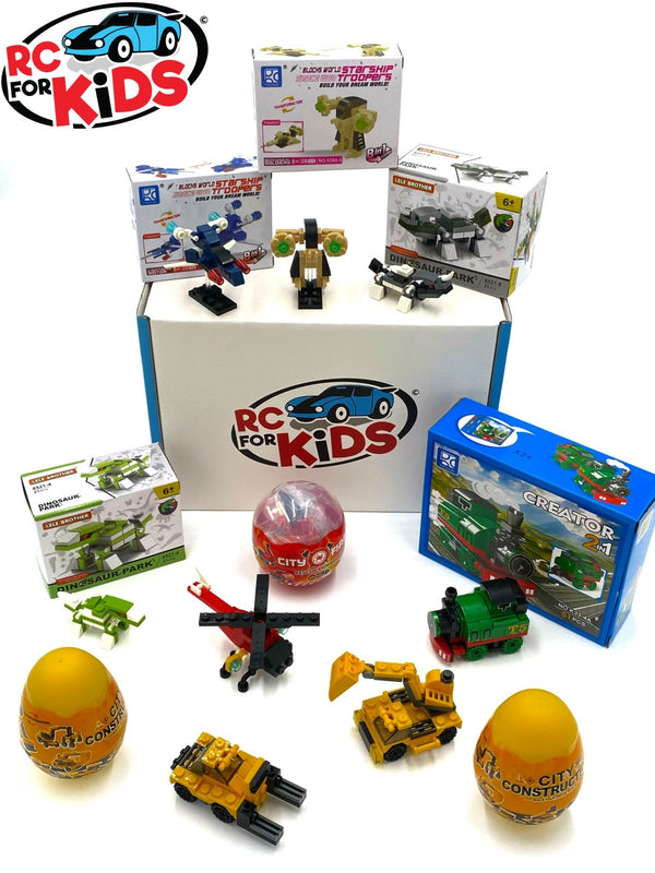Rc For Kids Building Bricks Block Toy Box set