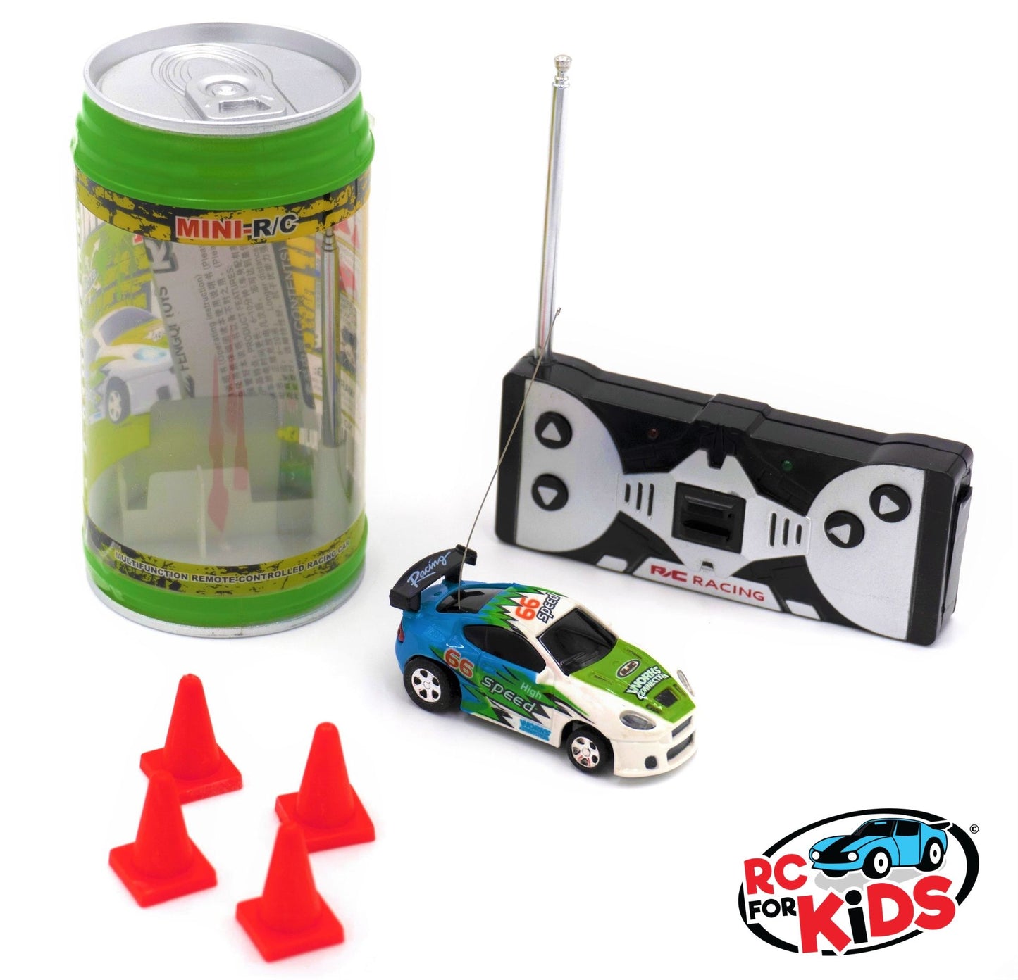 Micro RC Car | Green Can | Remote Control Mini Race Car Children toy that comes in the Rc For Kids Toy Box
