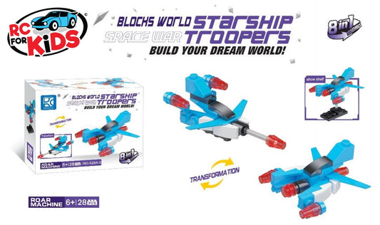 Roar Machine Starship Troopers Building Brick Block set from the RC For Kids Children Toy Box Lego Compatible