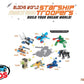 Aurora Machine Starship Trooper Building Brick Blocks 8 in 1