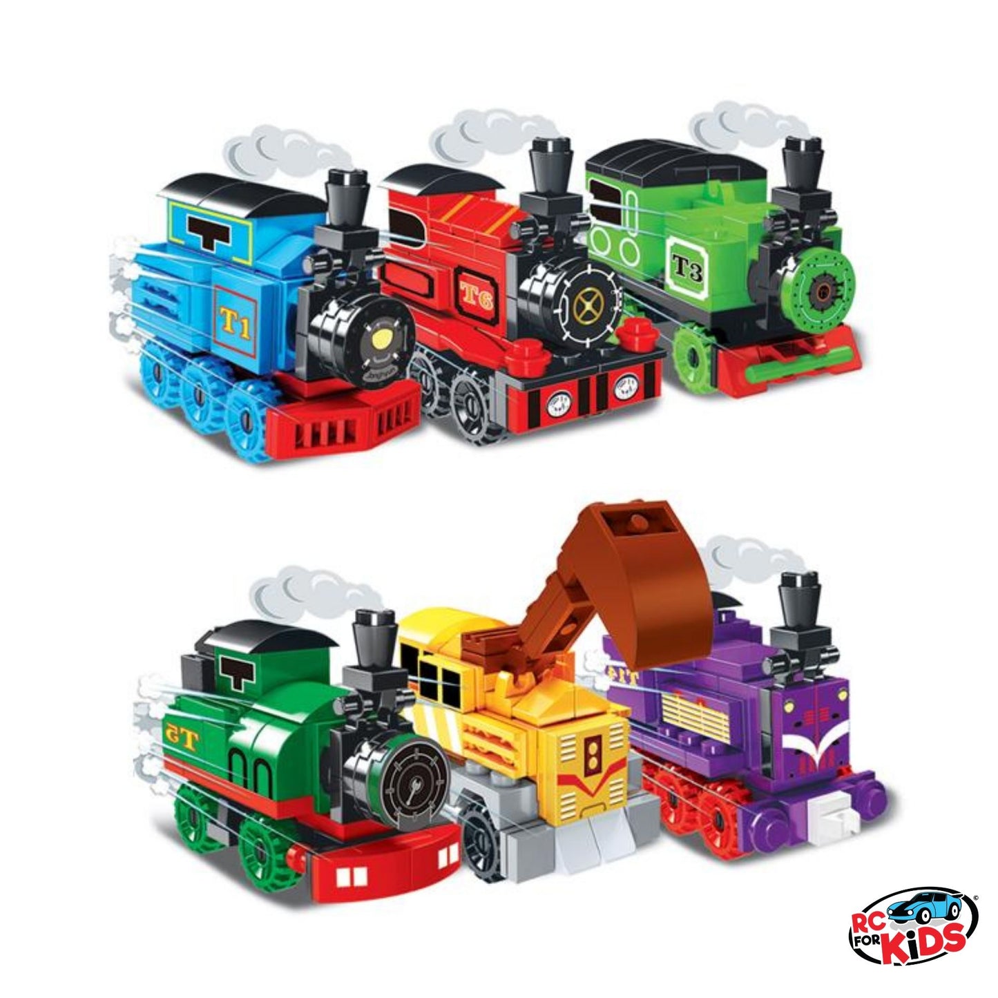 Train Creator Building Blocks Set 2 in 1 (T5 Train)